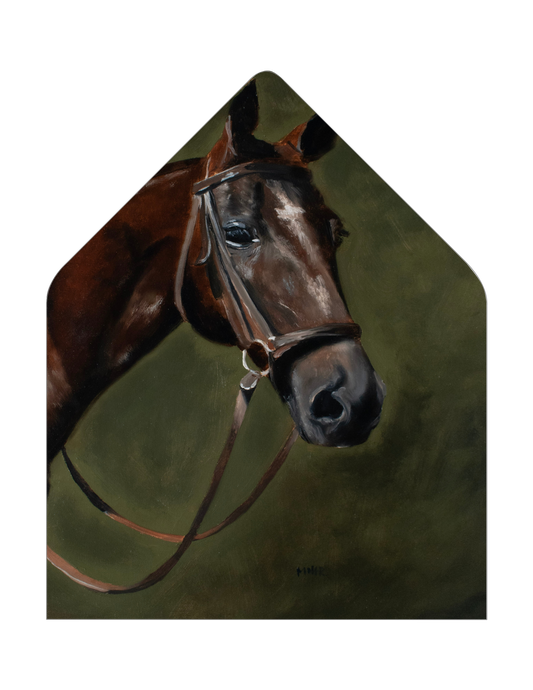 Horse Study | Fine Art Stationery Design License